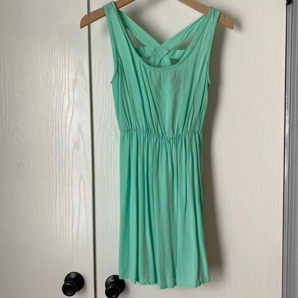 Blue dress